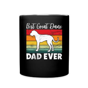 Great Dane Gifts - Full Colour Mug - black - Front