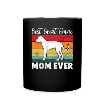 Great Dane Gifts - Tasse einfarbig - Schwarz - Vorne