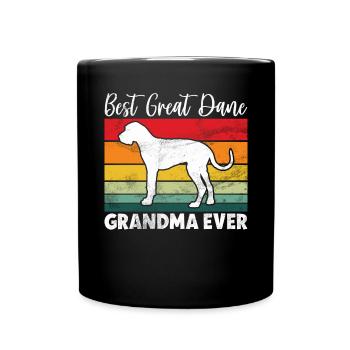 Great Dane Gifts - Tasse einfarbig - Schwarz - Vorne