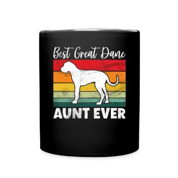 Great Dane Gifts - Tasse einfarbig - Schwarz - Vorne