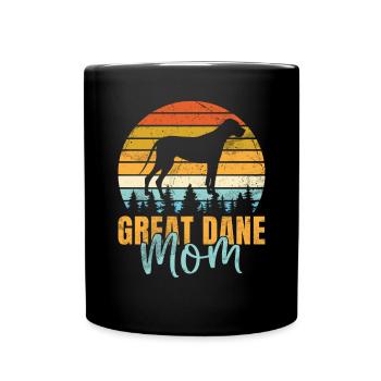 Great Dane Gifts - Tasse einfarbig - Schwarz - Vorne