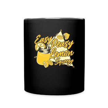 Easy Peasy Lemon Squeezy Lemonade Lover - Mug uni - noir - Devant
