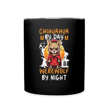 Chihuahua Halloween Puppy Trick Or Treat Dog Lover - Mug uni - noir - Devant