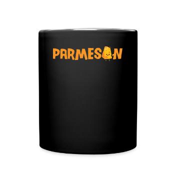 Parmesan - Tasse einfarbig - Schwarz - Vorne