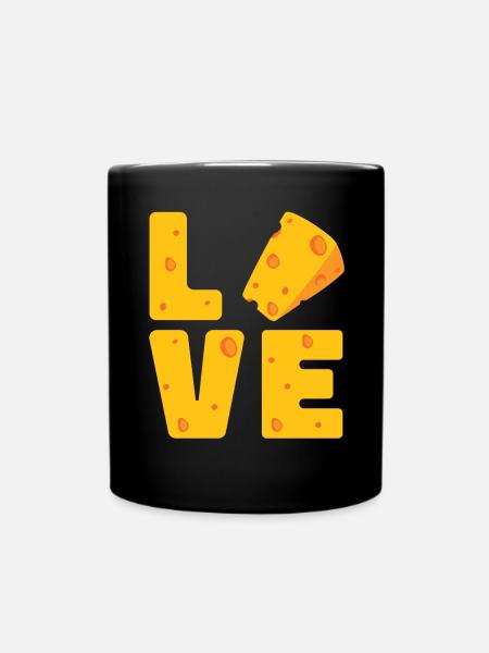 Parmesan - Tasse einfarbig - Schwarz