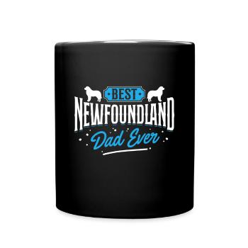 Meilleur père de Terre-Neuve de tous les temps - Newfoundland Lover Ne - Mug uni - noir - Devant