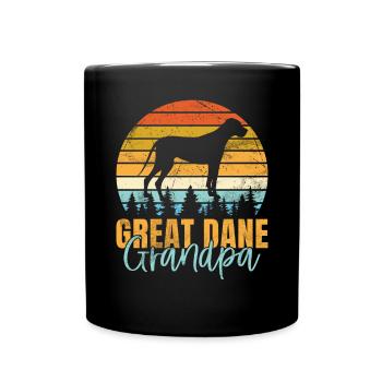 Great Dane Gifts - Full Colour Mug - black - Front