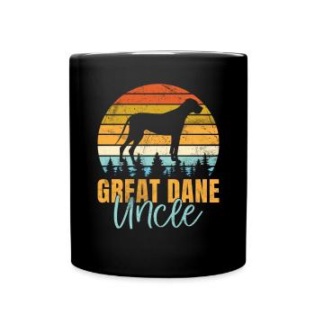 Great Dane Gifts - Tasse einfarbig - Schwarz - Vorne