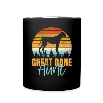 Great Dane Gifts - Tasse einfarbig - Schwarz - Vorne