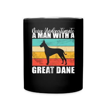 Great Dane Gifts - Tasse einfarbig - Schwarz - Vorne