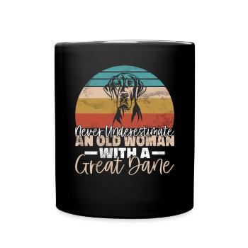 Great Dane Gifts - Full Colour Mug - black - Front