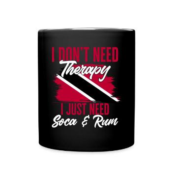 Trinidad and Tobago flag - Full Colour Mug - black - Front