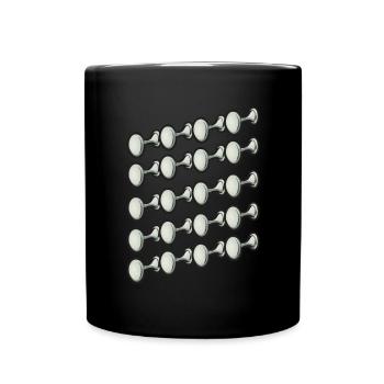 Organiste : organiste, organiste d’église, orgue - Mug uni - noir - Devant