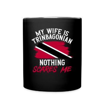 Trinidad and Tobago flag - Full Colour Mug - black - Front