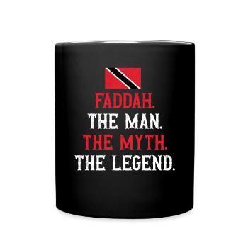 Drapeau de Trinité-et-Tobago - Mug uni - noir - Devant