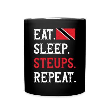 Trinidad and Tobago flag - Full Colour Mug - black - Front