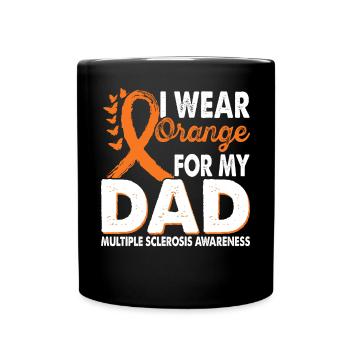 Wear orange for the month of the - Full Colour Mug - black - Front