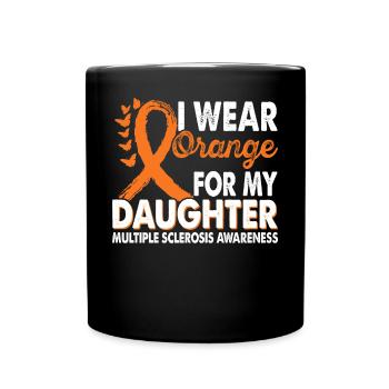 Wear orange for the month of the - Full Colour Mug - black - Front