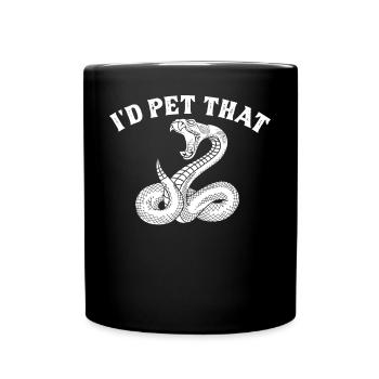 Gaboon Vipers Snake Owner - Full Colour Mug - black - Front