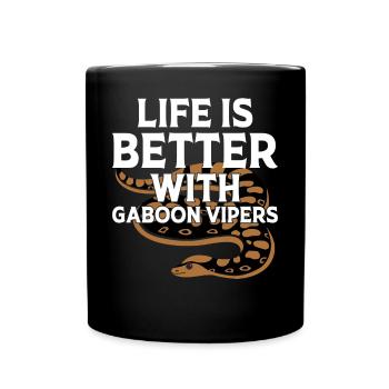 Propriétaires de serpents - Mug uni - noir - Devant