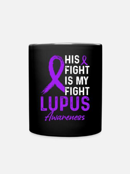 Lupus Awareness Monat - Tasse einfarbig - Schwarz