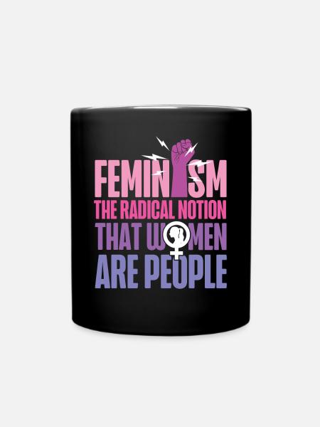 Le féminisme féministe Le radical - Mug uni - noir