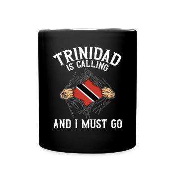 Trinidad and Tobago flag - Full Colour Mug - black - Front