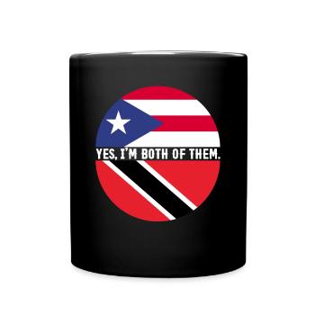 Trinidad and Tobago flag - Full Colour Mug - black - Front