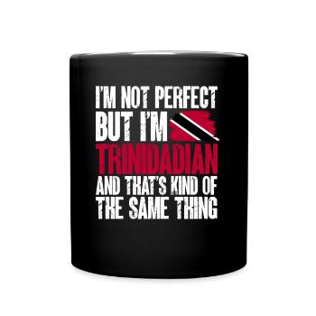 Trinidad and Tobago flag - Full Colour Mug - black - Front