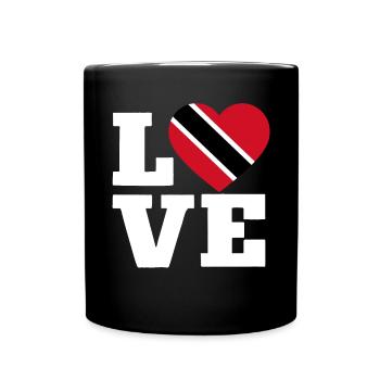 Trinidad and Tobago flag - Full Colour Mug - black - Front