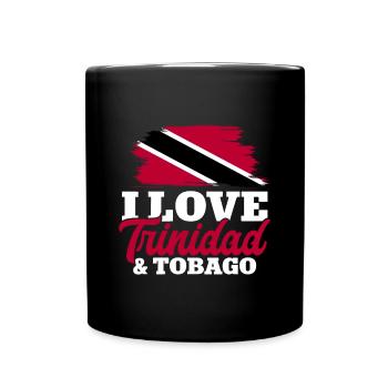 Drapeau de Trinité-et-Tobago - Mug uni - noir - Devant