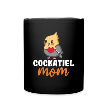 Cockatiel Mom - Amoureux des oiseaux cockatiel - Mug uni - noir - Devant