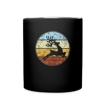 Moose Retro - Mug uni - noir - Devant