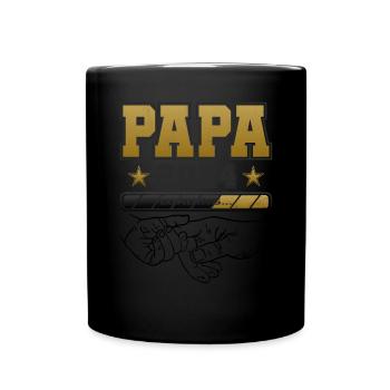 Father-to-be - Dad 2024 loading - Full Colour Mug - black - Front