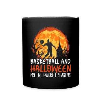 Basketball Halloween Trick ou Treat Spooky Baller - Mug uni - noir - Devant