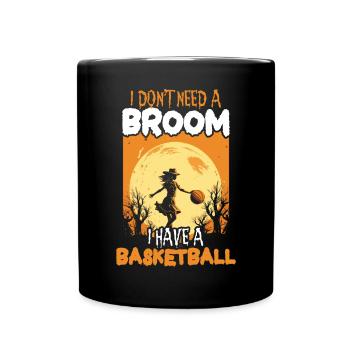 Basketball Halloween Trick ou Treat Spooky Baller - Mug uni - noir - Devant