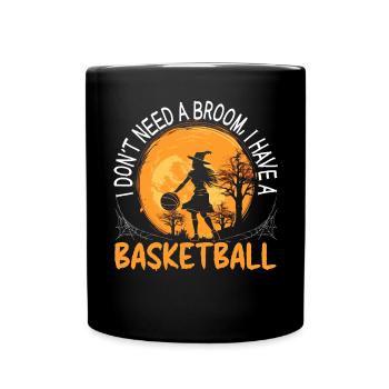 Basketball Halloween Trick ou Treat Spooky Baller - Mug uni - noir - Devant