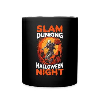 Basketball Halloween Trick ou Treat Spooky Baller - Mug uni - noir - Devant