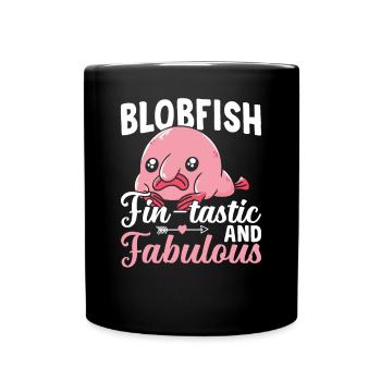 Fin Tactic Blobfish Propriétaire - Mug uni - noir - Devant