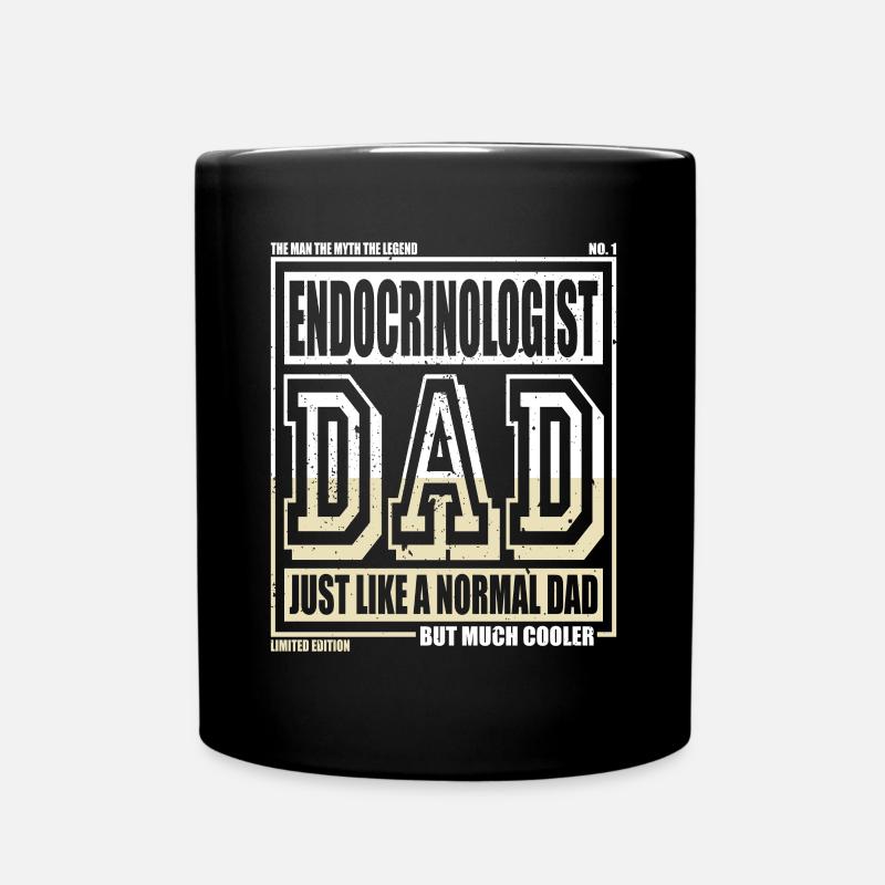 Endocrinologist Dad Gift - Full Colour Mug - black