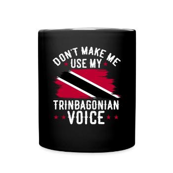 Drapeau de Trinité-et-Tobago - Mug uni - noir - Devant