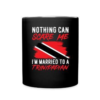 Trinidad and Tobago flag - Full Colour Mug - black - Front