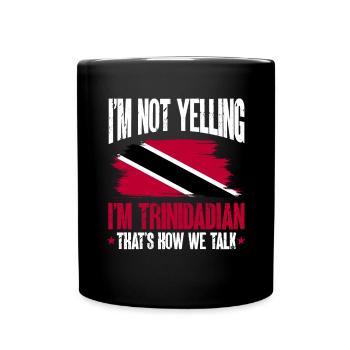 Trinidad and Tobago flag - Full Colour Mug - black - Front