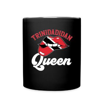 Trinidad und Tobago Flagge - Tasse einfarbig - Schwarz - Vorne