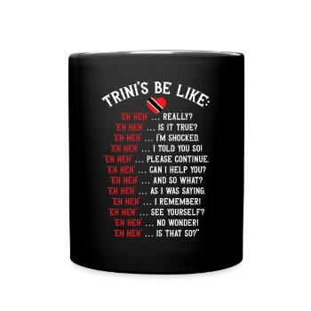 Trinidad and Tobago flag - Full Colour Mug - black - Front
