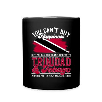 Drapeau de Trinité-et-Tobago - Mug uni - noir - Devant