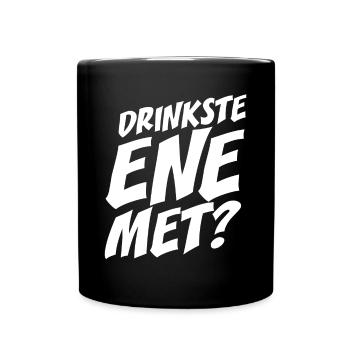 Dringste Ene Met Kölsch Köln Kölner Grundgesetz - Tasse einfarbig - Schwarz - Vorne