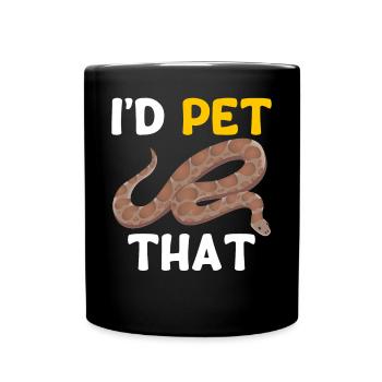 Kenya Sand Boa Snake Owner - Full Colour Mug - black - Front