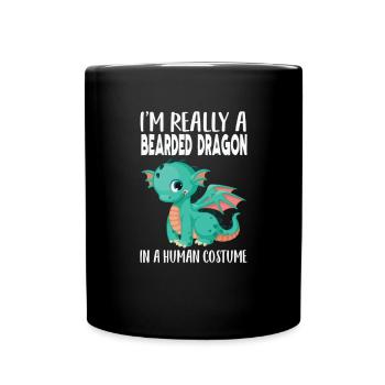 Bearded Dragons Design Bearded Dragon Lovers - Full Colour Mug - black - Front