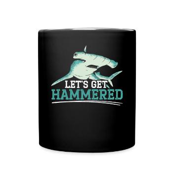 Hammerhead Shark Lover Marine Biology Underwater - Mug uni - noir - Devant